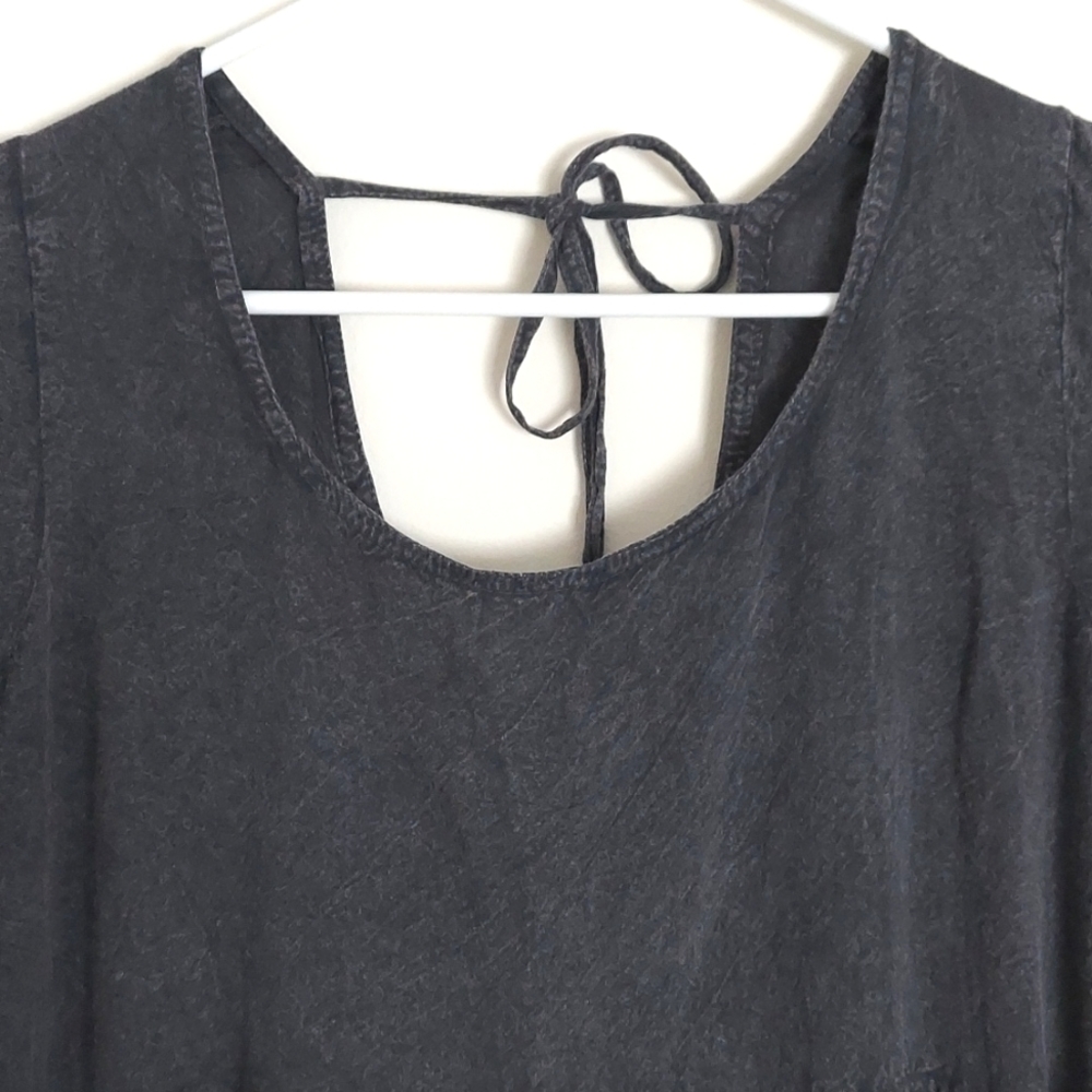Distressed Ruffle Dress size Medium - Picture 3 of 7